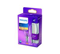 Philips vela LED filamento E14 2W 2.700K set de 2 EC:EPREL:387351