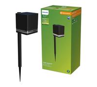 Philips - Virona pedestal de exterior, 2700 K, 200 lm, negra