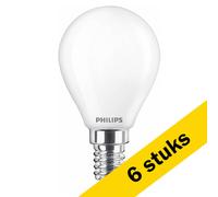 Philips WarmGlow bombilla LED E14 esmerilada regulable 3,4 W (equivalente a 40 W) | Pack 6 uds