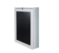 Phönix 805106WE de Escritorio York para Fijar en la Pared, un/extraíble con Mucho Espacio de Almacenamiento y Estante de los Compartimentos y Panel de la Frente, 60 x 75 x 15,5 cm, Colour Blanco, madera
