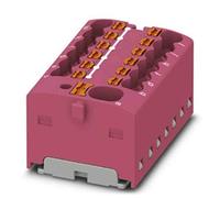 Phoenix Contact Bloque de distribución de 13 pines, 14 AWG, 17,5 A/450 V, 2,5 mm², poliamida, IP20, paquete de 20 unidades
