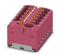 Phoenix Contact Bloque de distribución de 13 pines, 14 AWG, 17,5 A/450 V, 2,5 mm², poliamida, IP20, paquete de 20 unidades