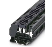 PHOENIX CONTACT Bloque de terminales de fusible plano UK 6-FSI / C, sección transversal de 0,2 mm² a 6 mm², 26-8 AWG, 8,2 mm de ancho, negro