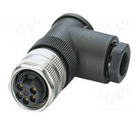 PHOENIX CONTACT Conector Industrial 7/8 pulg. Enchufe 5 Pines Angular IP67