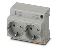 Phoenix Contact Doble Toma Con Indicador LED (Enchufe Europeo) - 0804049