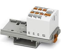 PHOENIX CONTACT PTFIX 6/6X2,5-NS35 WH - Bloque de distribución vertical y alimentación integrada, 690 V, 24 A, número de puertos 7, sección transversal 0,14 mm² - 4 mm²