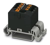 PHOENIX CONTACT PTFIX 6/6X2,5-NS35A BK - Bloque de distribución horizontal y alimentación integrada, 690 V, 24 A, número de conexiones, sección transversal 0,14 mm²