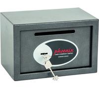 Phoenix Tresor: Vela, depósito para velas, apto para uso doméstico y de oficina, modelo SS0801KD, con llave