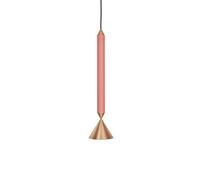 Pholc Lámpara colgante Apollo 39 Coral pink. latón