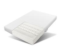 phosir Colchón de espuma fría 160 x 200 H2/H3 7 zonas, reversible, 20 cm de altura, funda lavable a 60 °C, transpirable, ergonómico, fibra climática