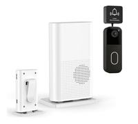 PHYSEN Reenvío de Timbre inalambrico Exterior Compatible con de Vídeo Blink (última generación), 58 Tonos de Llamada y 5 Modos de Notificación, 1 Convertidor y 1 Receptor