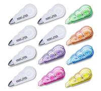 Piacolnic 12 Piezas Cinta Correctora Adulto, 5mm Mini Cintas Correctoras, Mini Cinta Corrección Escritura Cinta Correctora Roller en Seco para Adulto de Oficina