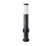 Piantana LED Exterior V-TAC E27 Sensor Movimiento VT-838-60 Negro-Níquel IP44