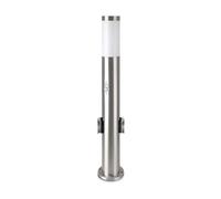 Piantana LED Exterior V-TAC E27 Sensor Movimiento VT-838-60 Negro-Níquel IP44