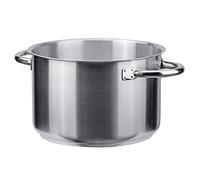 PIAZZA Cacerola alta de acero inoxidable - Colección Chef - Diámetro 40 cm