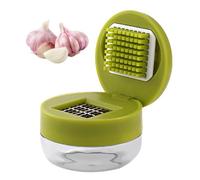 Picador de ajo miniatura Ergonómico Portátil con Recipiente y Base