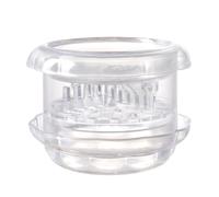 Picadora de ajo con carcasa desmontable transparente, prensa manual de cocina para preparación diaria y enjuague uso de ingredientes Prensa manual de ajo trituradora trituradora cuerpo transparente de