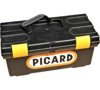 PICARD. Estuche para herramientas de 50x25x20 cm. Caja de herramientas con compartimentos, de plástico, color