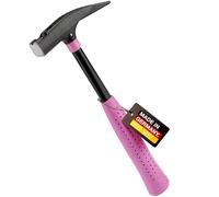 PICARD Martillo de carpintero Pink Edition, n.º 626M 760 g, liso, soporte magnético para clavos, certificado GS y certificado VPA, protección contra la corrosión, mango ergonómico, 32 cm de longitud