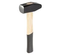 PICARD Martillo de forja forma corta Nr. 1c ES 1500 g | Martillo carpintero artesanal alemán con mango de fresno | Forjado a mano con acero especial | Precisión y control en cada golpe