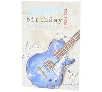 Piccadilly Greetings Group Ltd Tarjeta de cumpleaños moderna - 17,8 x 12,7 cm - Piccadilly Greetings,gris|negro|azul