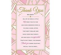 Piccadilly Greetings Heartfelt Wishes - Tarjeta de agradecimiento sentimental (22,8 x 15,2 cm), color amarillo