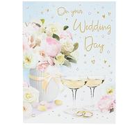 Piccadilly Greetings Regal Publishing, C80628 - Tarjeta de ocasión para boda, 20,3 x 15,2 cm