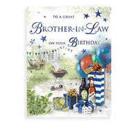 Piccadilly Greetings Regal Publishing C81064 - Tarjeta de cumpleaños para cuñado, 20,3 x 15,2 cm
