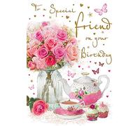 Piccadilly Greetings Regal Publishing - Tarjeta de cumpleaños para amigos (22,8 x 15,2 cm)