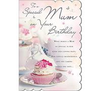 Piccadilly Greetings Regal Publishing - Tarjeta de cumpleaños para mamá (22,8 x 15,2 cm)