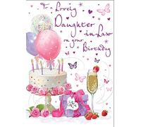 Piccadilly Greetings Regal Publishing - Tarjeta de cumpleaños para nuera, 22,8 x 15,2 cm