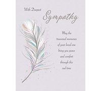 Piccadilly Greetings Tarjeta de condolencias clásica - 8 x 6 - Regal Publishing