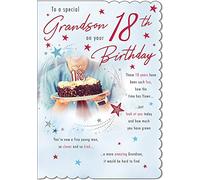 Piccadilly Greetings - Tarjeta de cumpleaños (18 años de edad, 9 x 6 pulgadas)