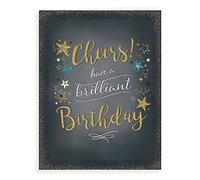 Piccadilly Greetings Tarjeta de cumpleaños moderna para hombre, 8 x 6 pulgadas