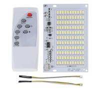 Piceioep 25W / 40W / 60W / 100W / 200W LED Panel de Control de iluminación Solar Lámpara de Tablero Tablero Integrado con Control Remoto para luz de Paisaje Exterior Luz de Panel Solar con