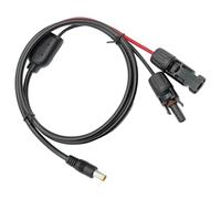 Piceioep Adaptador de Panel Solar 4 a DC7909 Cable de Carga para Transferencia de energía eficiente para PowerBanks Cargadores portátiles de 150 cm