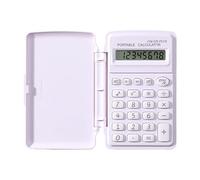 Piceioep Protecciones de Solapa Calculadora pequeña Pantalla de 8 dígitos Funciones científicas Color Caramelo Portátil para Ingenieros y Estudiantes Calculadora de Solapa pequeña