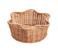 Pick a Poppy Rattan Round cesta natural. 23 cm