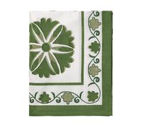 Pick a Poppy Suzani mantel de mesa Green. 250x150 cm