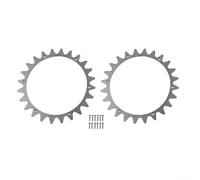 Picos de acero inoxidable para Dreame Mova 600 y Mova 1000, clavos antideslizantes inoxidables con tornillos TORX, fácil montaje para robot cortacésped, color plateado