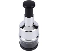 Picysa Picadora de Cebolla Herramienta Multifuncional para Cortar Verduras para Cocina Casera 22x8x5cm Plástico de Calidad Alimentaria y Acero Inoxidable 1 Unidad (negro plateado)