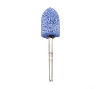 Piedra abrasiva montada en corindón azul para herramientas rotativas 3mm vástago cilíndrico cabeza plana muela abrasiva para pulido de madera de jade metal y para acabado de moldes 1 pieza (N)