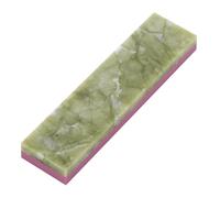 Piedra de afilar, grano 3000#/10000# Piedra de afilar de doble cara 100X25X10Mm/3.93X0.98X0.39"Afilador de piedra natural Herramienta de afilar para cocina, cuchillos de bolsillo, (Verde claro)