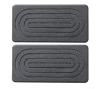 Piedra de secado de diatomita ultra absorbente, 2 unidades, 8.3 x 4 pulgadas, tapete de cocina de secado rápido para fregadero, jabonera, almohadillas de silicona antideslizantes incluidas protector