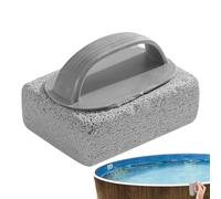 Piedra pómez para limpieza - piedra pómez para limpieza de piscinas Con mango | Bloque de limpieza de piscinas | eliminador de cal para azulejos de piscina para azulejos de piscina
