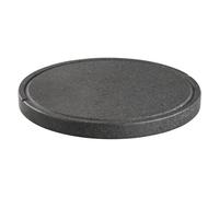 Piedra volcánica étnica para pizza, pan, carne, horno, piedra refractaria ollar, parrilla, barbacoa de gas, eléctrica, todos los tamaños (35 cm3)