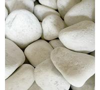 Piedras decorativas (Blanco, 20 kg, 60mm - 80mm)