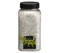 Piedras decorativas (Blanco, Tamaño de grano: Ø 2 - 3 mm, 1 kg)