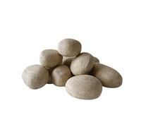 Piedras Decorativas de Fibra cerámica para Chimenea de etanol, 24 Unidades (Marron)