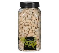 Piedras decorativas midi (Crema, Tamaño de grano: Ø 9 - 13 mm, 1 kg)